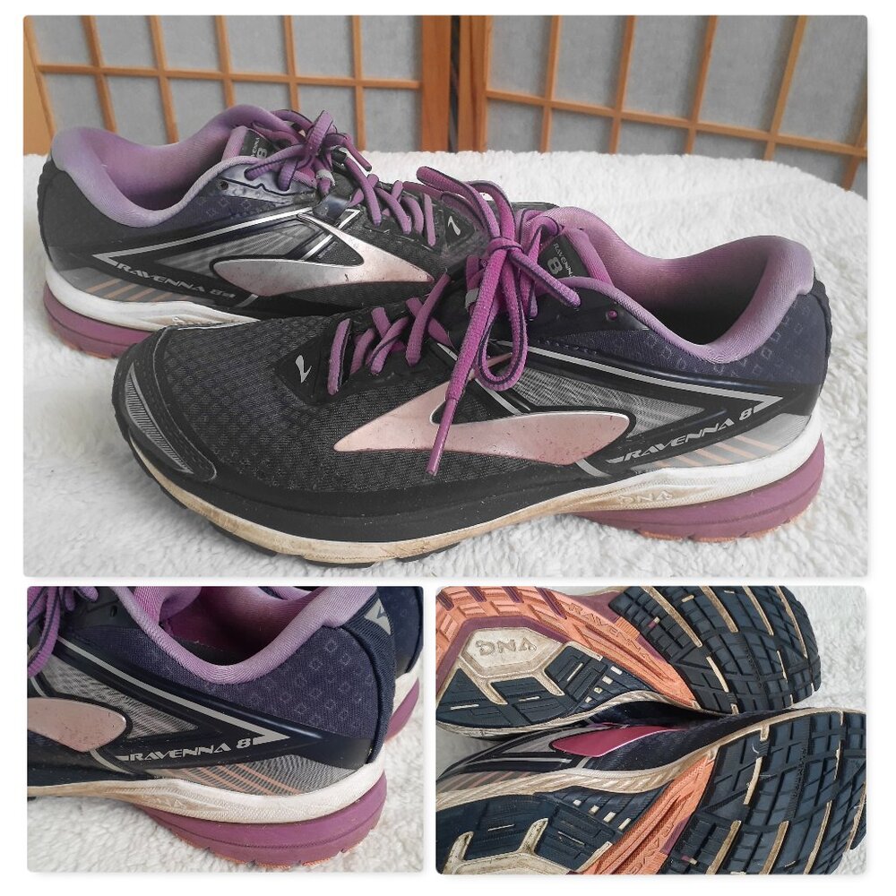 REEBOK ATHLETIC SNEAKERS RAVENNA 8 DNA RUNNING SHOES MULTICOLOR-WOMENS SIZE 8